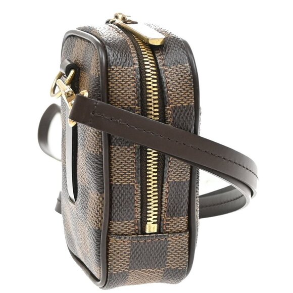 LOUIS VUITTON Etui Okapi PM Shoulder Pouch Bag Damier Ebene Brown - Picture 2 of 16